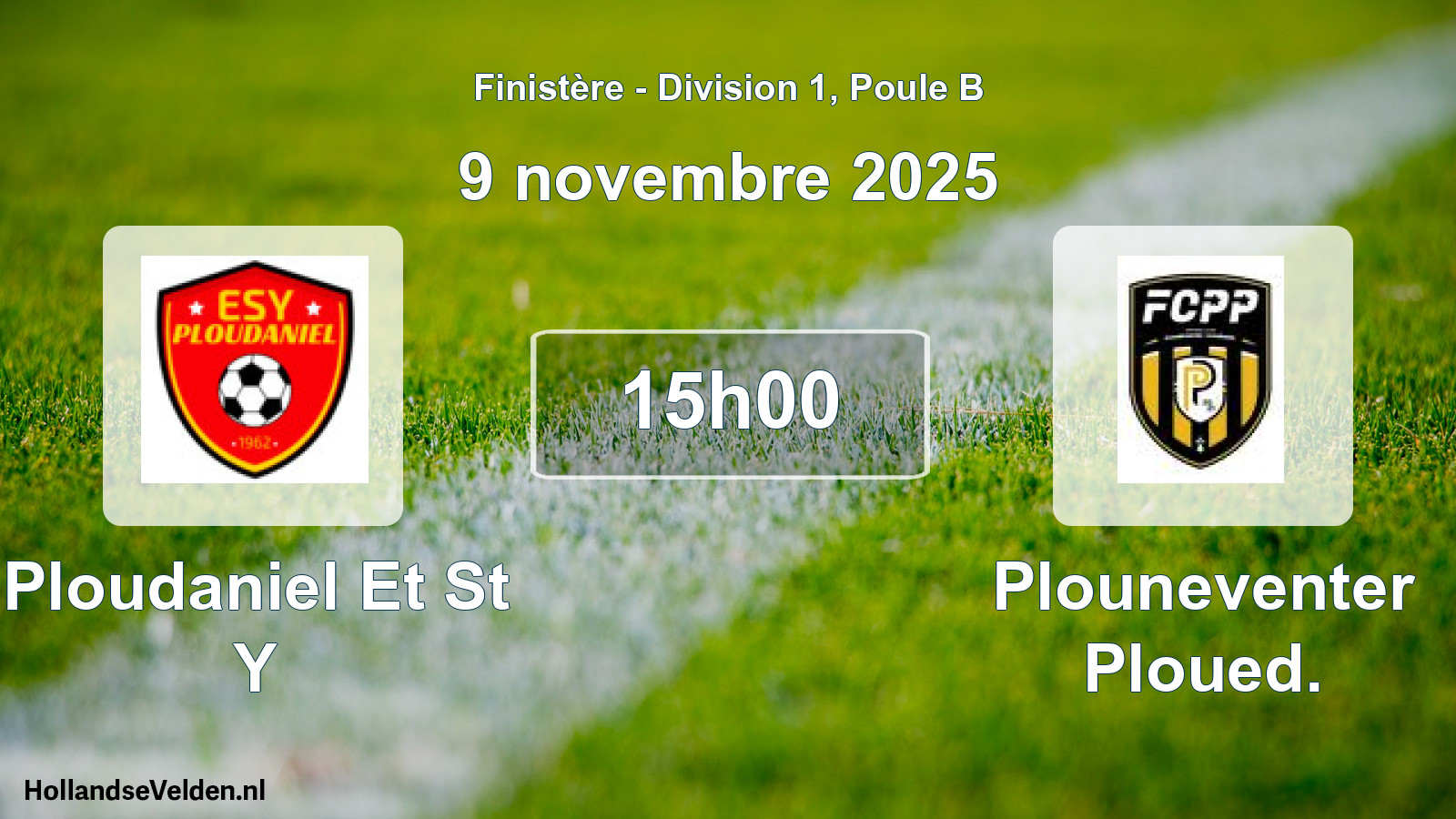 Scheduled Match: Ploudaniel Et St Y - Plouneventer Ploued. (9 November 2025)