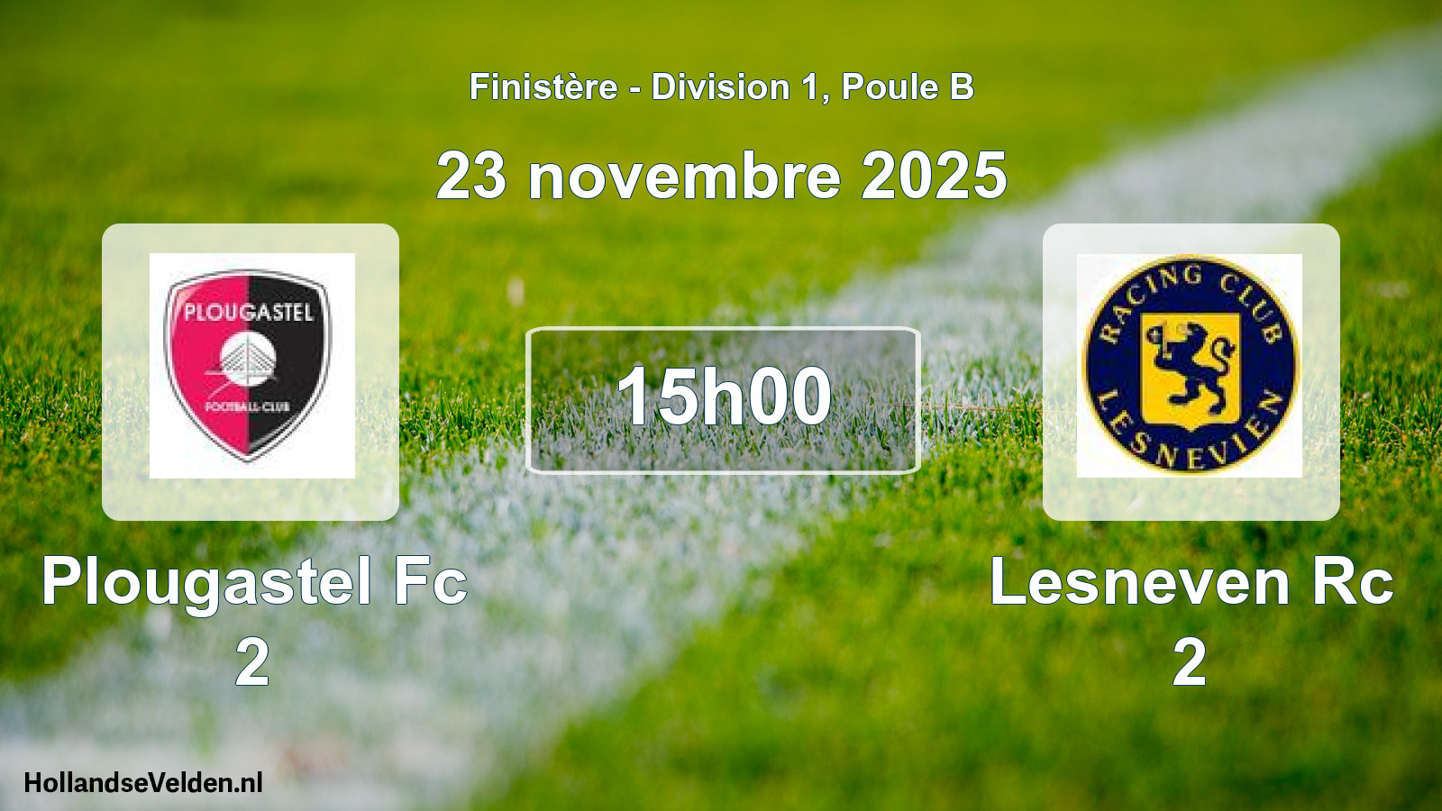 Scheduled Match: Plougastel Fc 2 - Lesneven Rc 2 (23 November 2025)