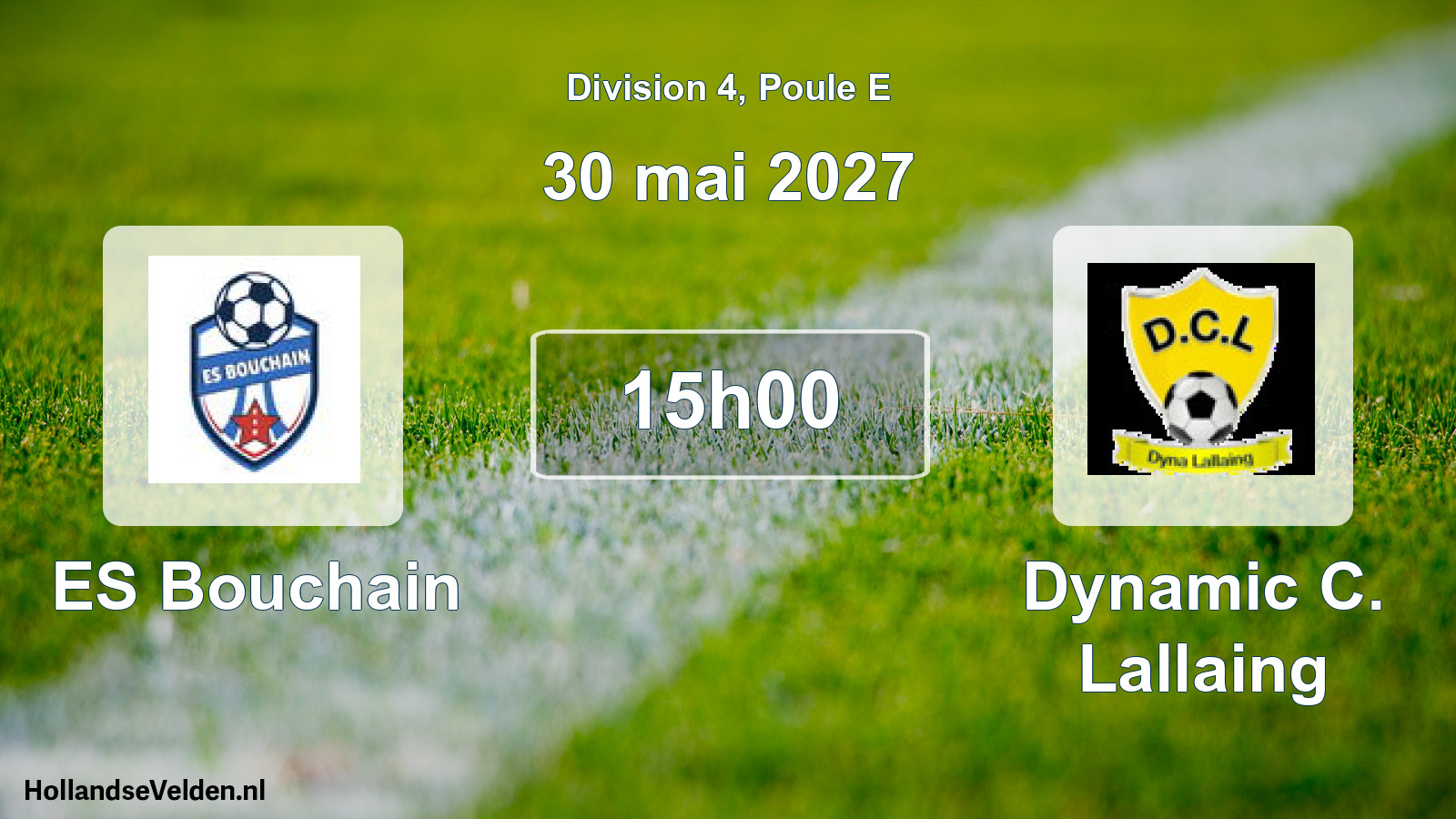 Match programmé: ES Bouchain - Dynamic C. Lallaing (30 mai 2027)