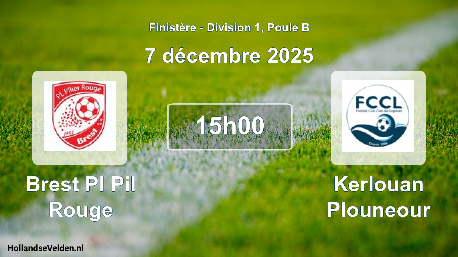Scheduled Match: Brest Pl Pil Rouge - Kerlouan Plouneour (7 December 2025)