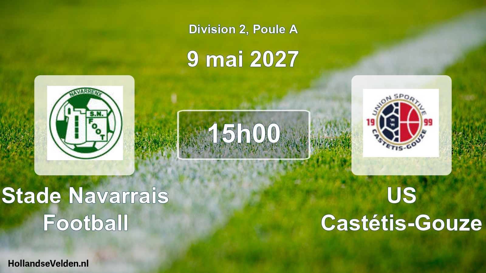 Geplande wedstrijd: Stade Navarrais Football - US Castétis-Gouze (9 mei 2027)
