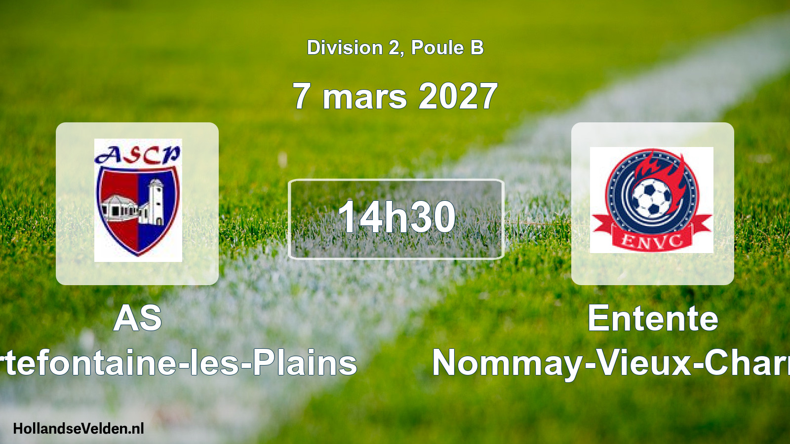 Match programmé: AS Courtefontaine-les-Plains - Entente Nommay-Vieux-Charmont (7 mars 2027)