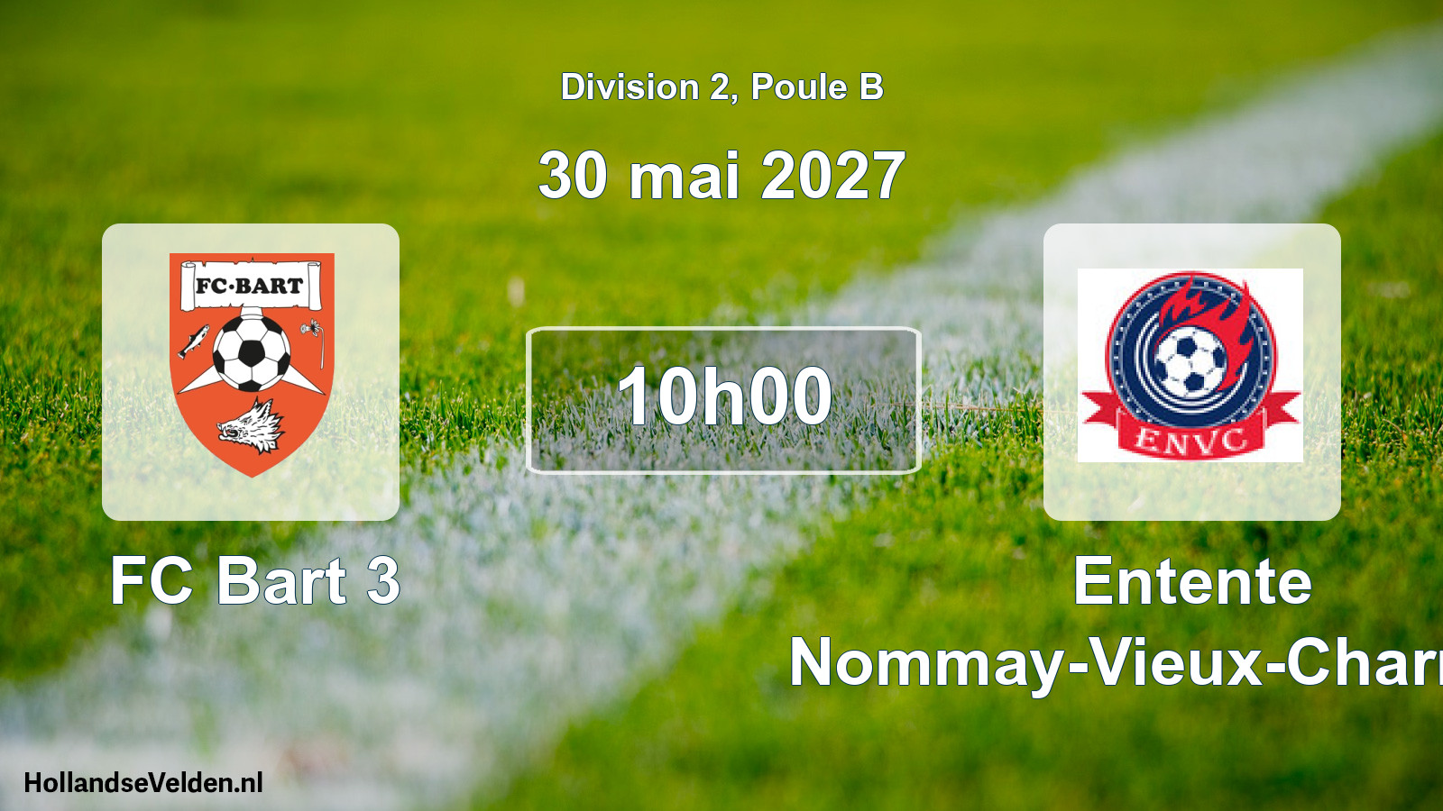 Scheduled Match: FC Bart 3 - Entente Nommay-Vieux-Charmont (30 May 2027)