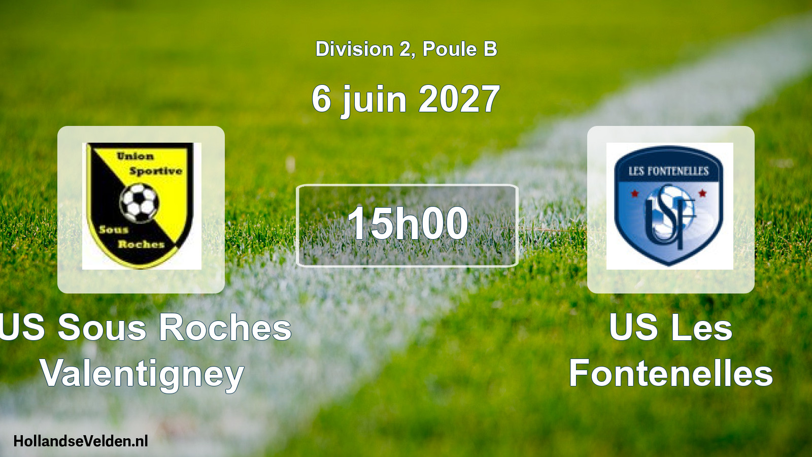 Match programmé: US Sous Roches Valentigney - US Les Fontenelles (6 juin 2027)
