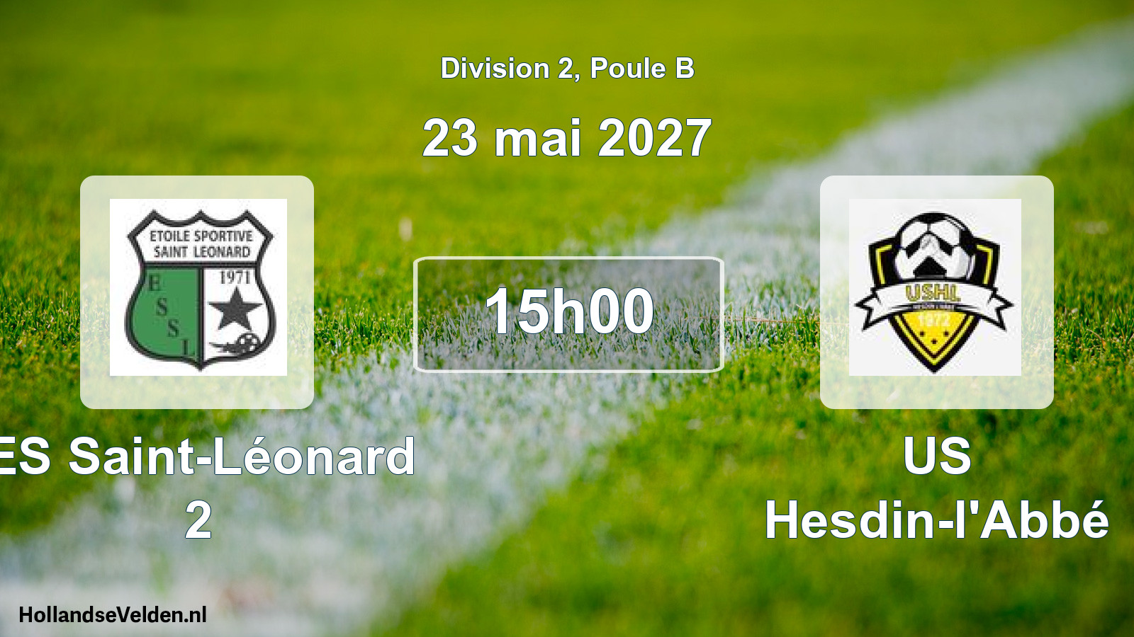 Scheduled Match: ES Saint-Léonard 2 - US Hesdin-l'Abbé (23 May 2027)
