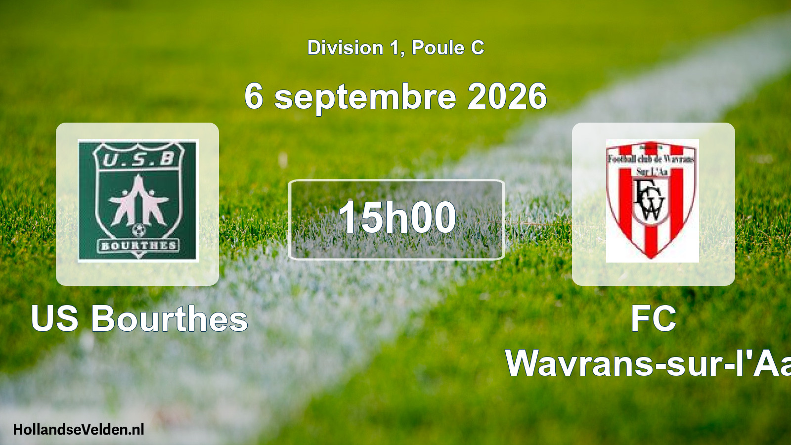 Scheduled Match: US Bourthes - FC Wavrans-sur-l'Aa (6 September 2026)