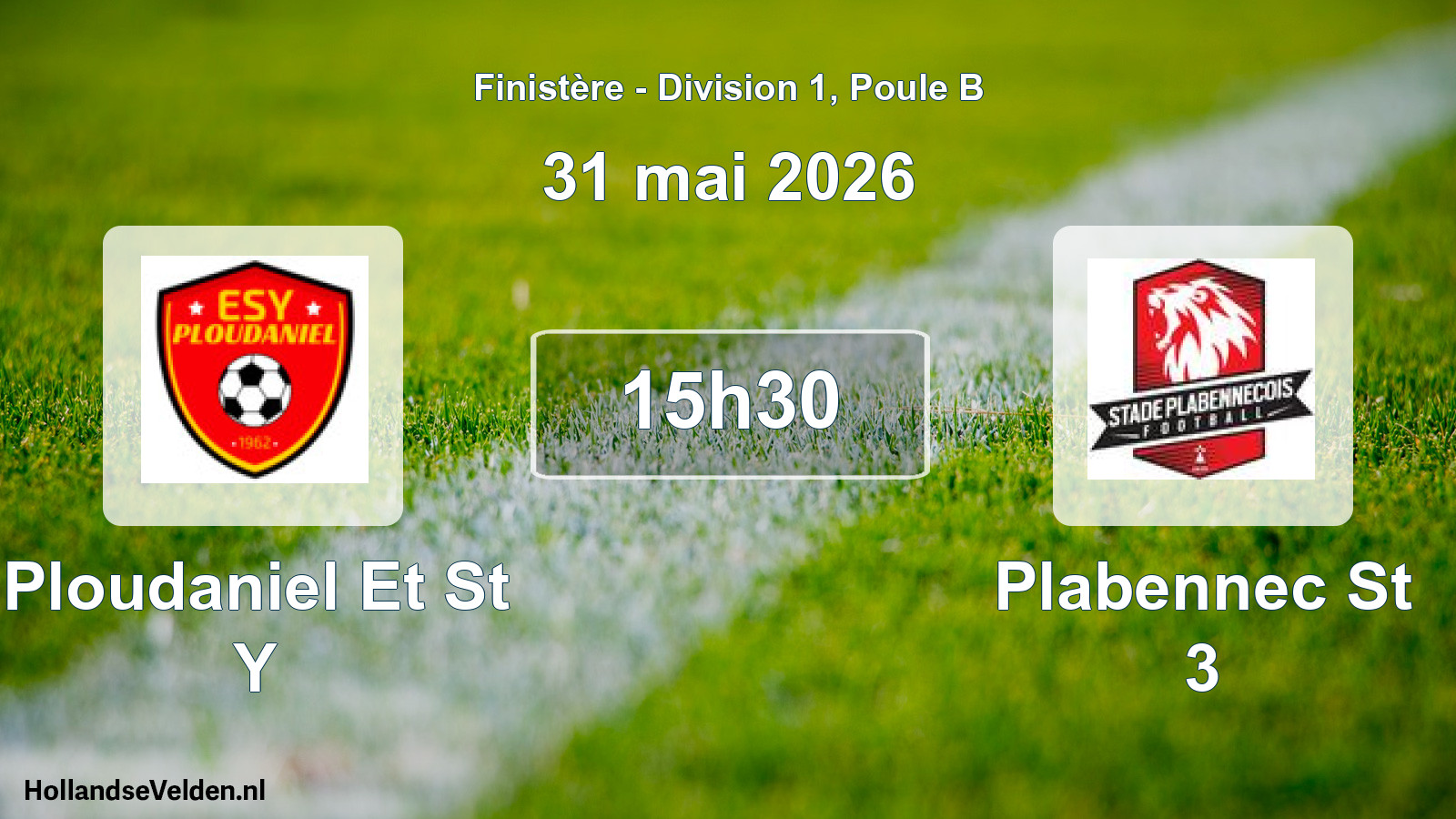 Scheduled Match: Ploudaniel Et St Y - Plabennec St 3 (31 May 2026)