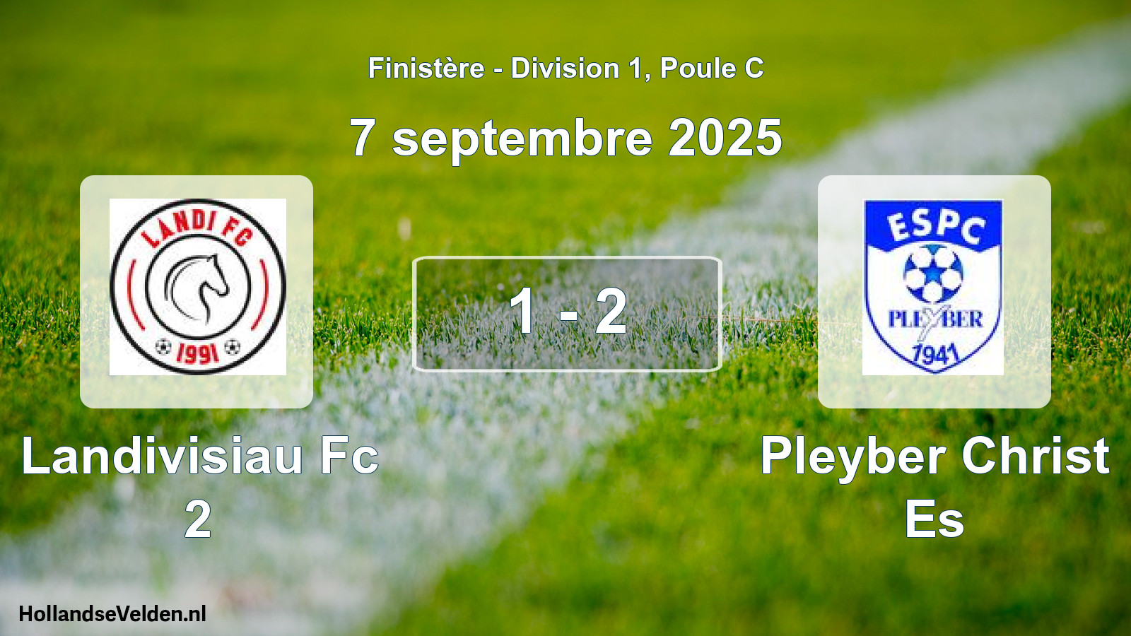 Gespeelde wedstrijd: Landivisiau Fc 2 - Pleyber Christ Es 1 - 2 (7 septembre 2025)