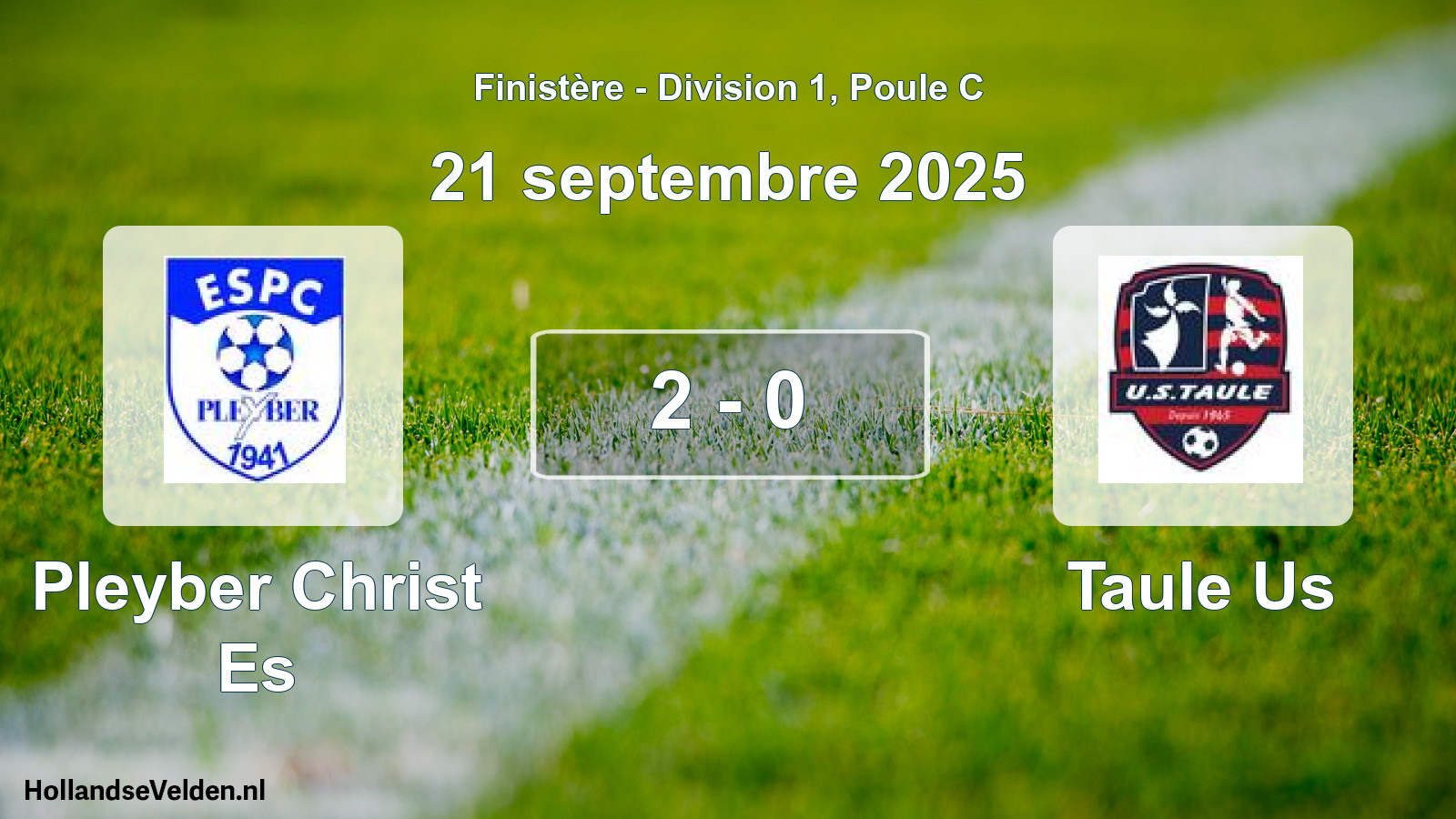 Gespeelde wedstrijd: Pleyber Christ Es - Taule Us 2 - 0 (21 september 2025)
