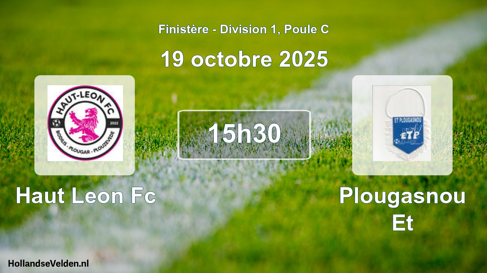 Scheduled Match: Haut Leon Fc - Plougasnou Et (19 October 2025)