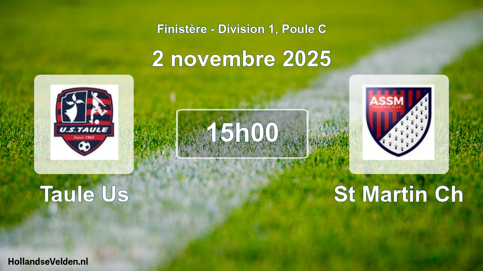 Geplande wedstrijd: Taule Us - St Martin Ch (2 novembre 2025)