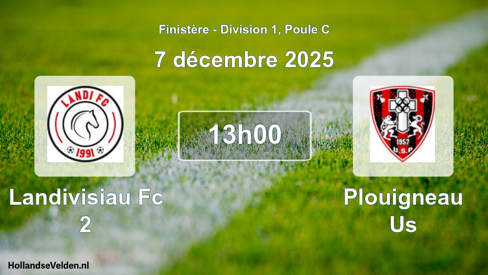 Geplande wedstrijd: Landivisiau Fc 2 - Plouigneau Us (7 december 2025)