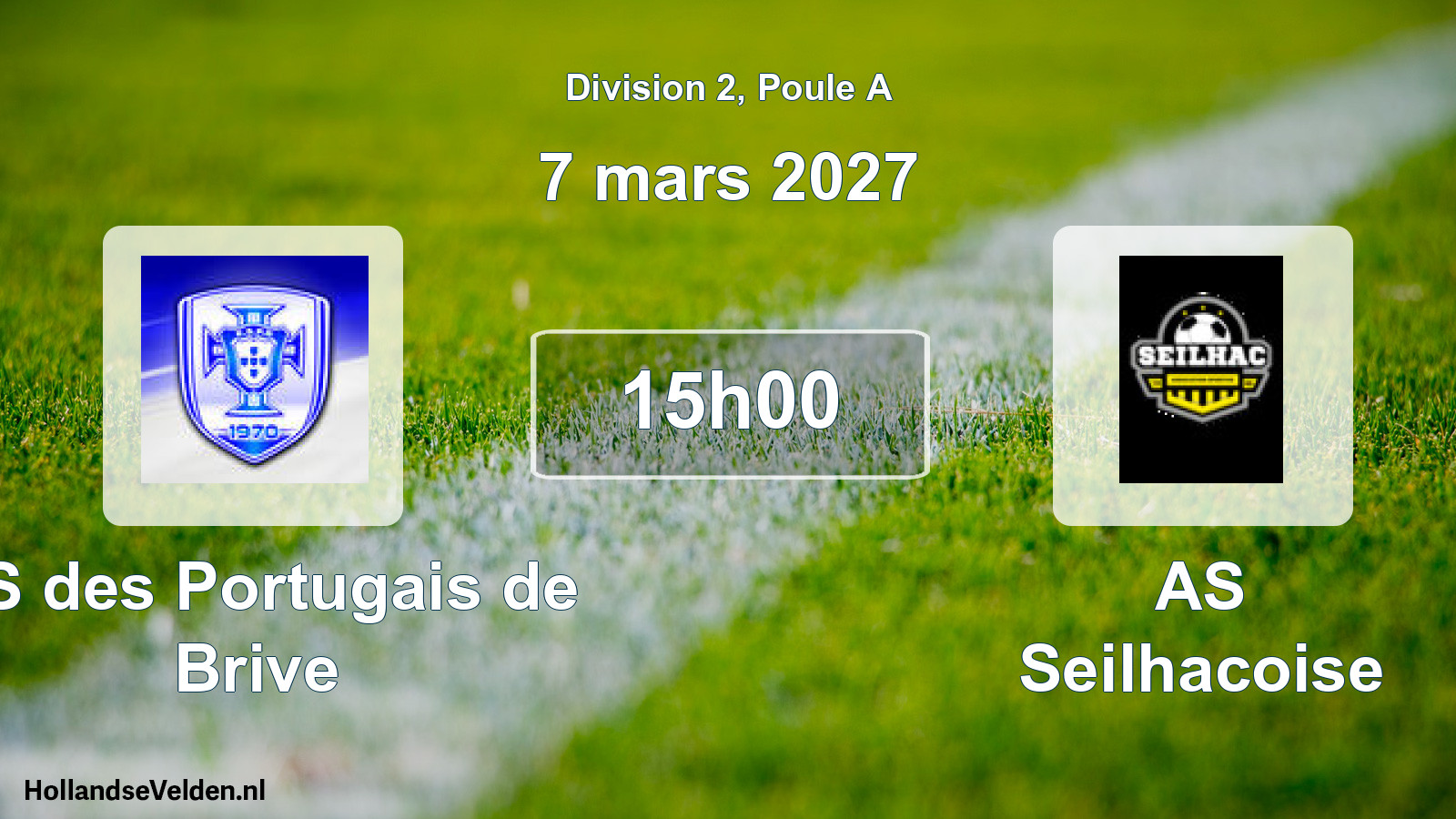 Scheduled Match: ES Portugais Brive - AS Seilhacoise (7 March 2027)
