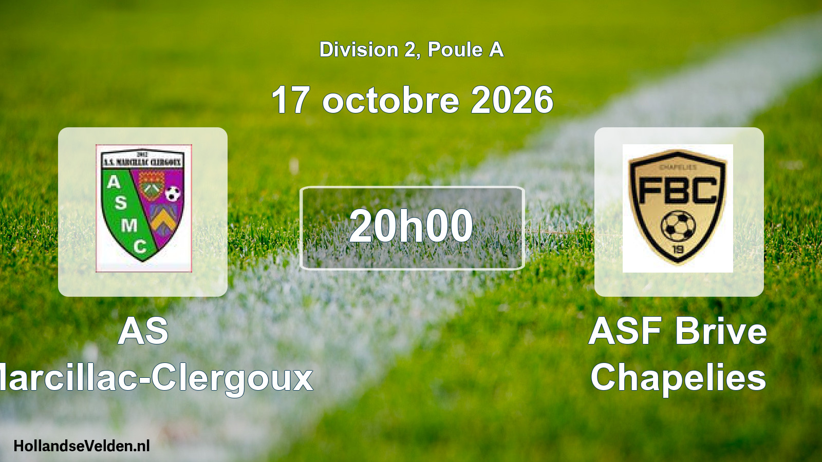 Scheduled Match: AS Marcillac-Clergoux - ASF Brive Chapelies (17 October 2026)