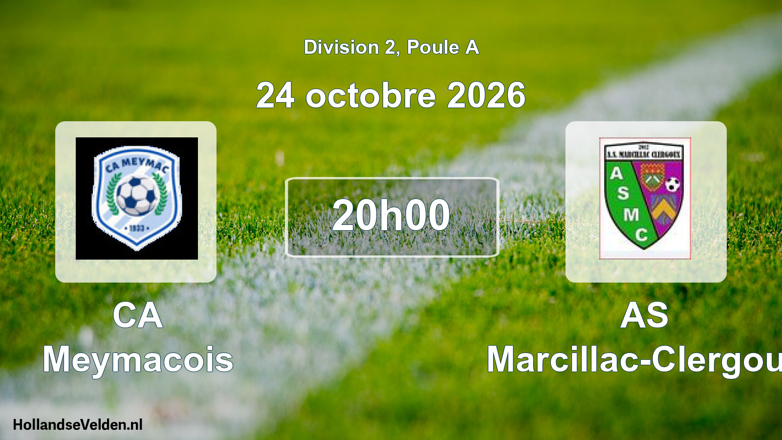 Scheduled Match: CA Meymacois - AS Marcillac-Clergoux (24 October 2026)