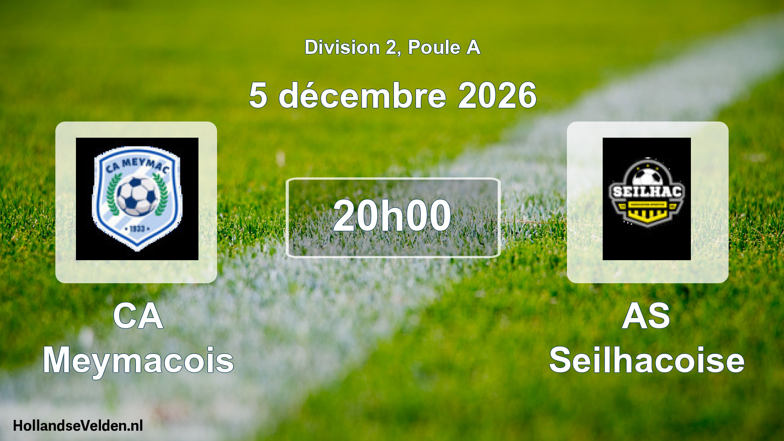 Scheduled Match: CA Meymacois - AS Seilhacoise (5 December 2026)