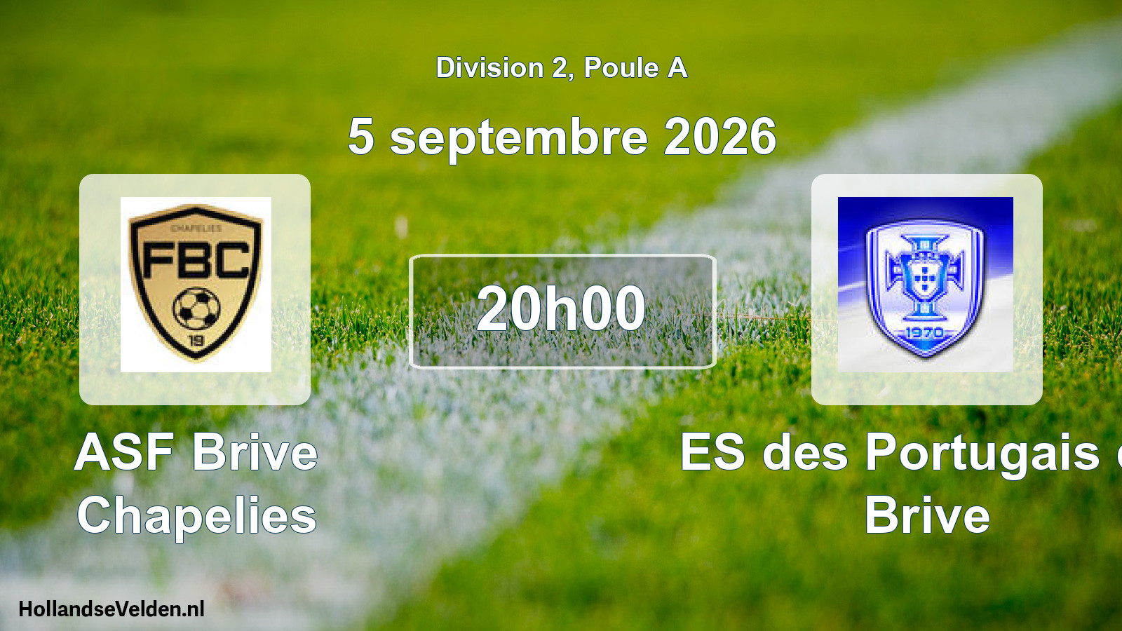 Scheduled Match: ASF Brive Chapelies - ES Portugais Brive (5 September 2026)