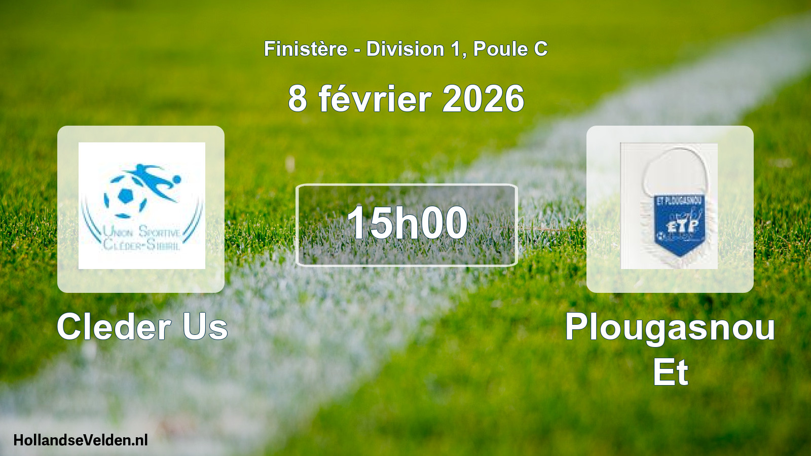 Geplande wedstrijd: Cleder Us - Plougasnou Et (8 février 2026)