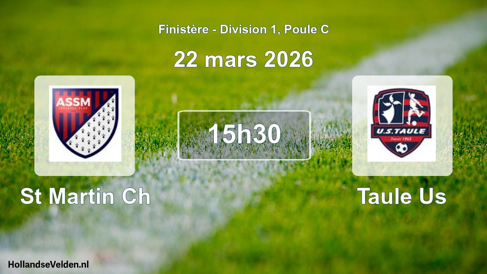 Geplande wedstrijd: St Martin Ch - Taule Us (22 mars 2026)