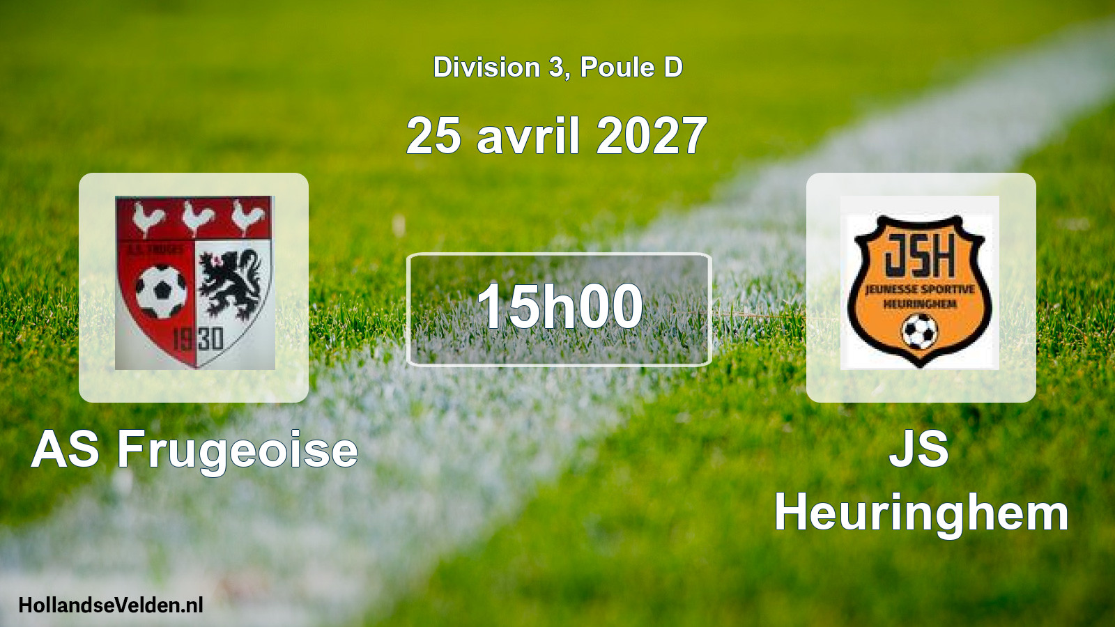 Scheduled Match: AS Frugeoise - JS Heuringhem (25 April 2027)
