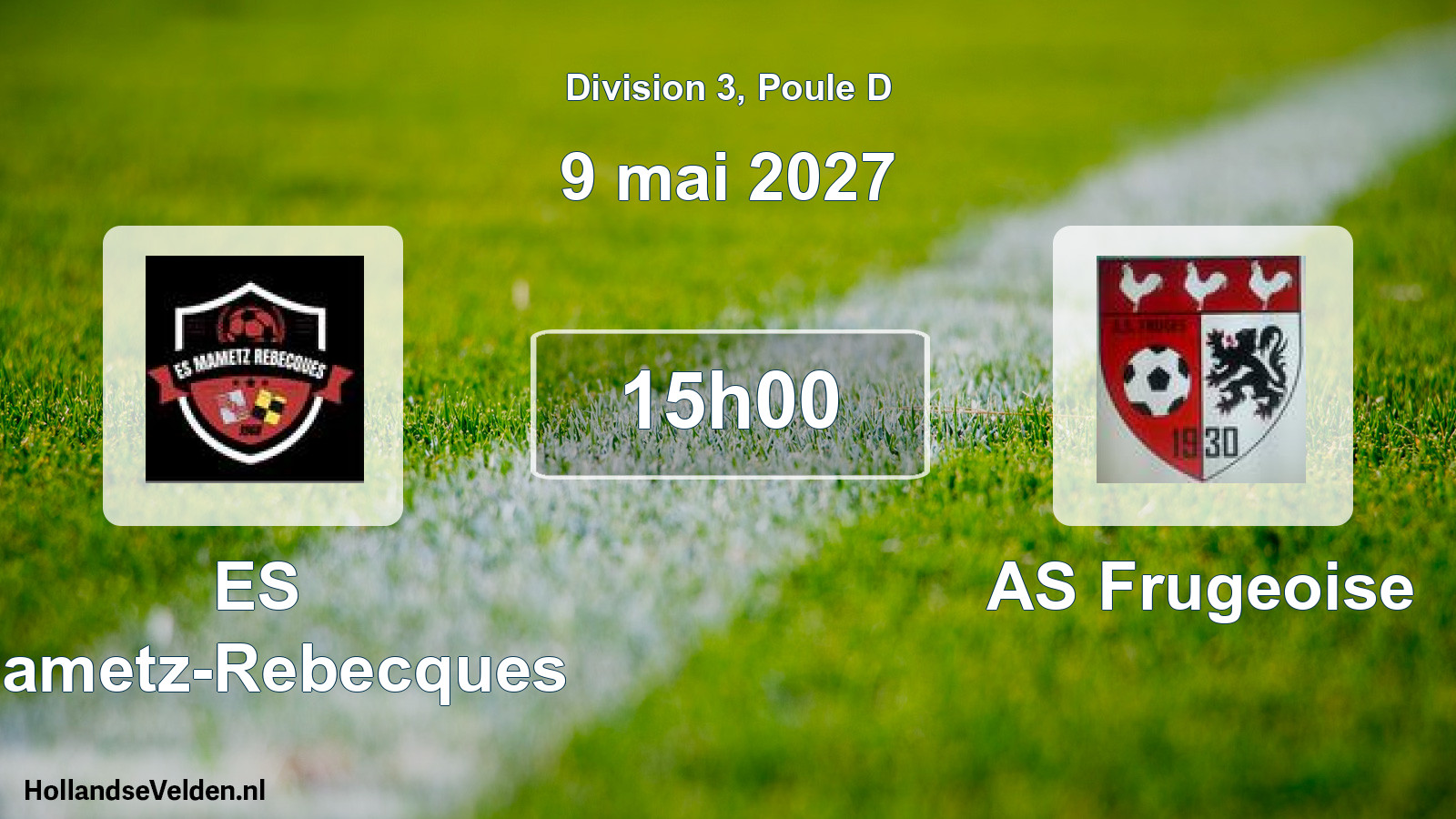 Match programmé: ES Mametz-Rebecques - AS Frugeoise (9 mai 2027)