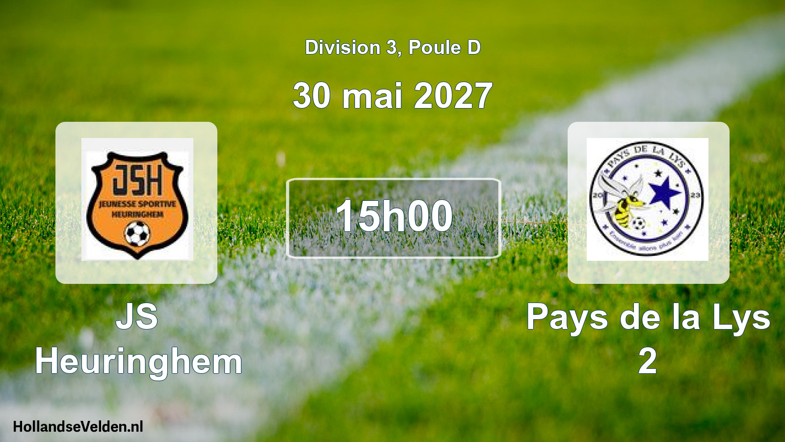 Scheduled Match: JS Heuringhem - Pays de la Lys 2 (30 May 2027)