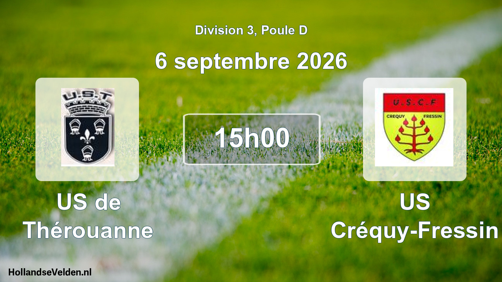 Scheduled Match: US de Thérouanne - US Créquy-Fressin (6 September 2026)
