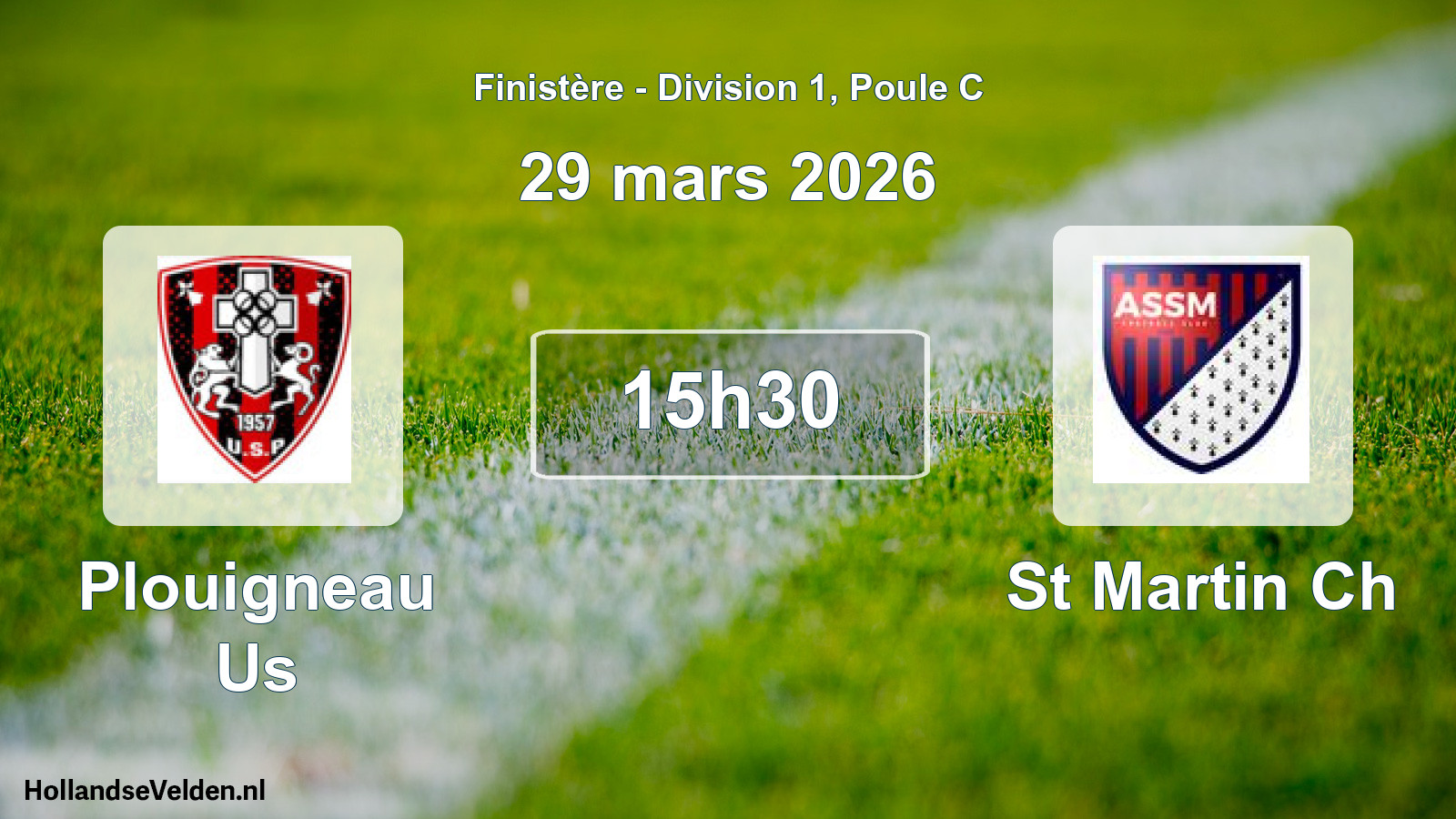 Geplande wedstrijd: Plouigneau Us - St Martin Ch (29 maart 2026)