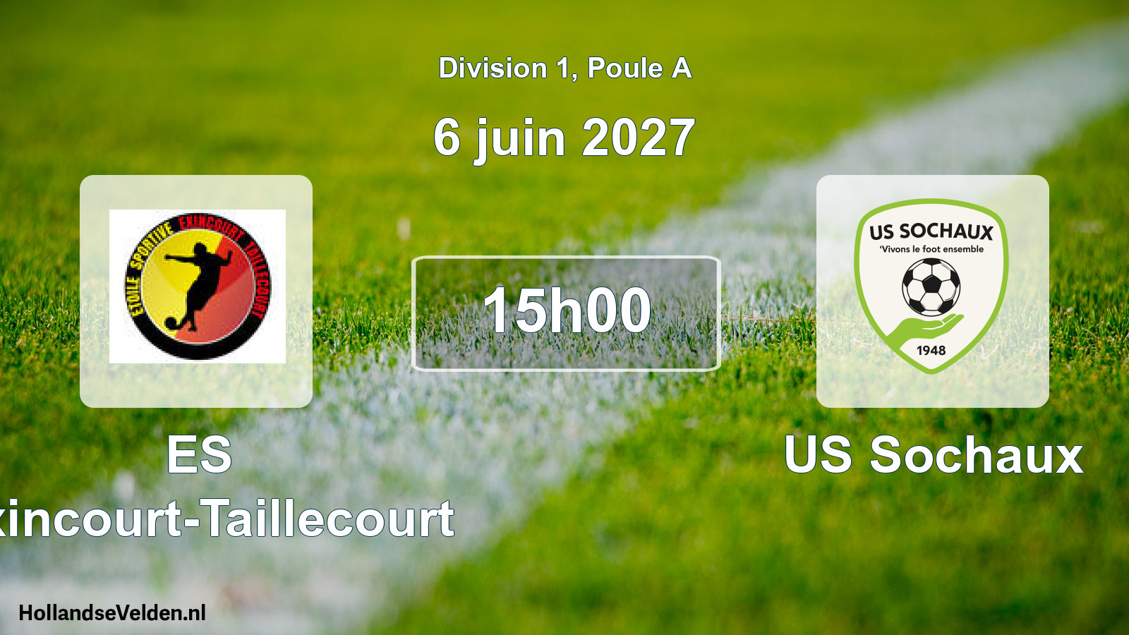 Geplande wedstrijd: ES Exincourt-Taillecourt - US Sochaux (6 juni 2027)