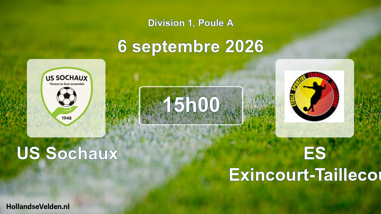 Scheduled Match: US Sochaux - ES Exincourt-Taillecourt (5 September 2026)