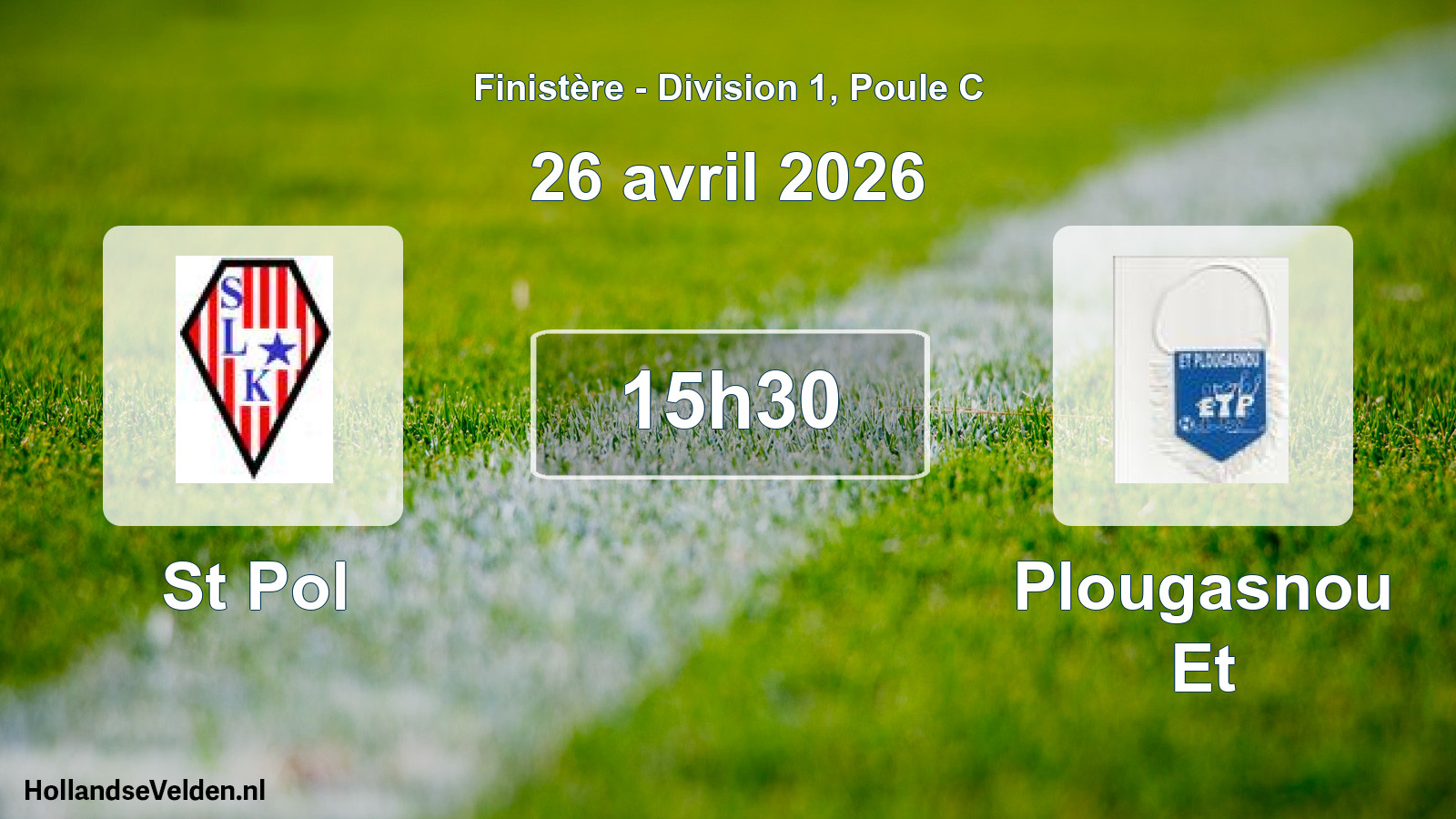 Geplande wedstrijd: St Pol - Plougasnou Et (26 april 2026)