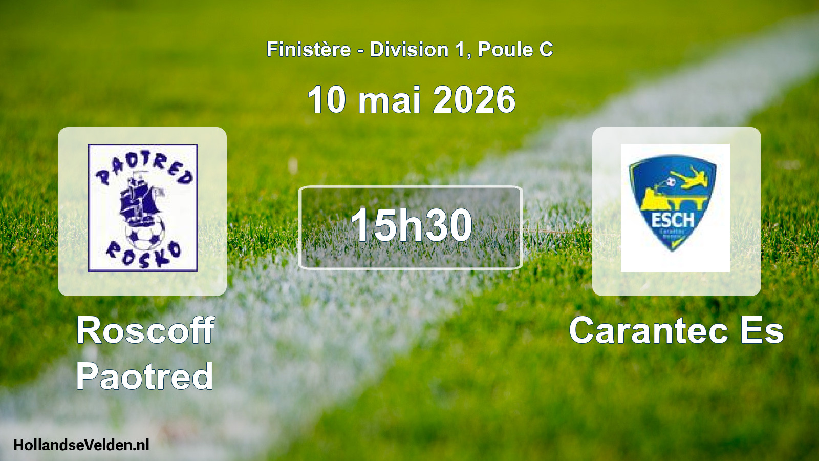 Scheduled Match: Roscoff Paotred - Carantec Es (10 May 2026)