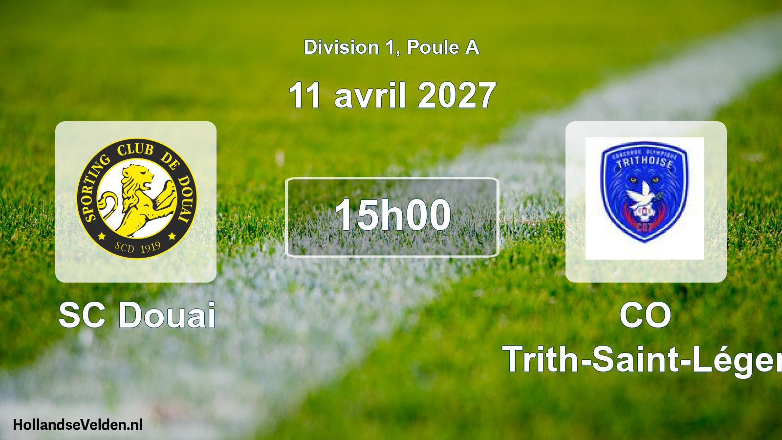 Scheduled Match: SC Douai - CO Trith-Saint-Léger (11 April 2027)