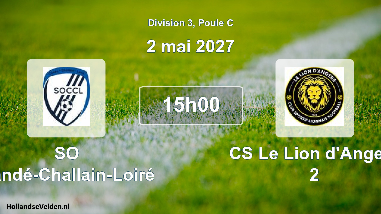 Scheduled Match: SO Candé-Challain-Loiré - CS Le Lion d'Angers 2 (2 May 2027)