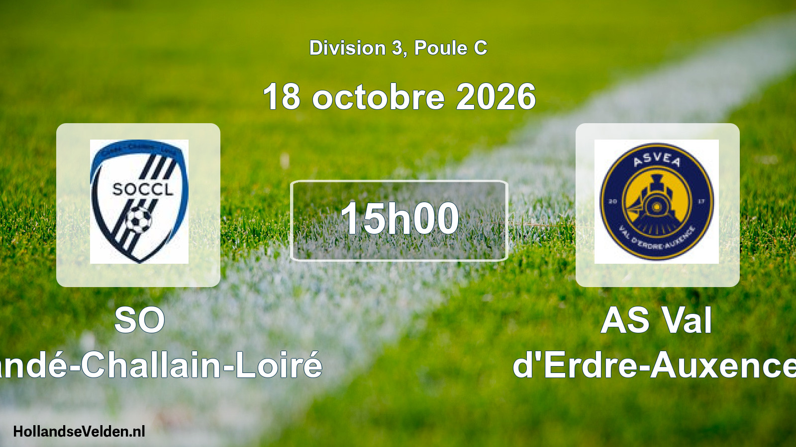 Scheduled Match: SO Candé-Challain-Loiré - AS Val d'Erdre-Auxence (18 October 2026)
