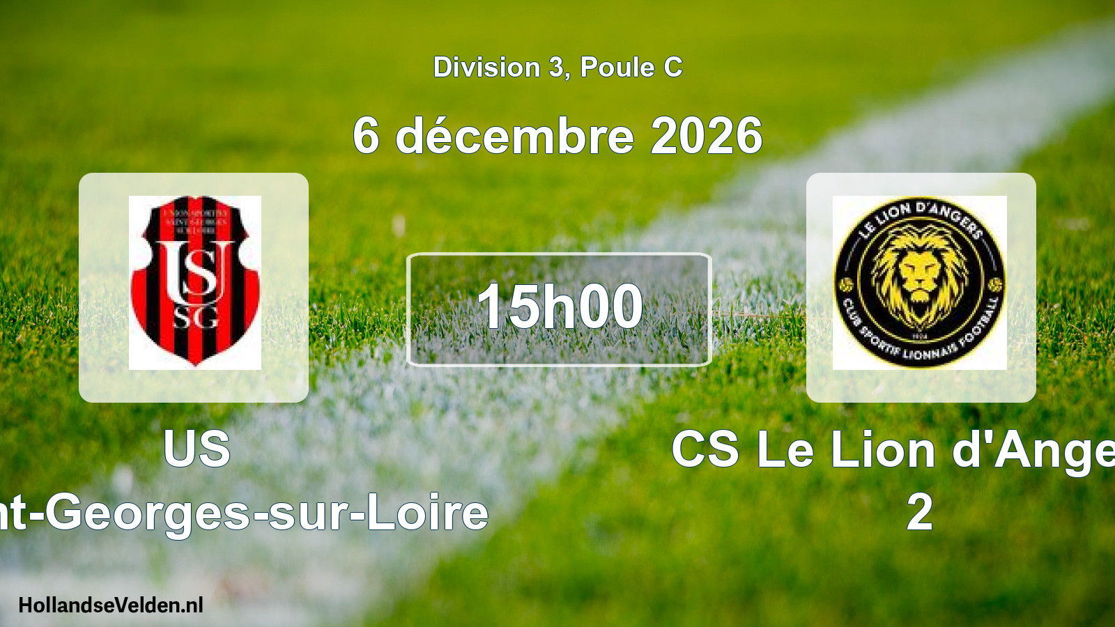 Scheduled Match: US Saint-Georges-sur-Loire - CS Le Lion d'Angers 2 (6 December 2026)