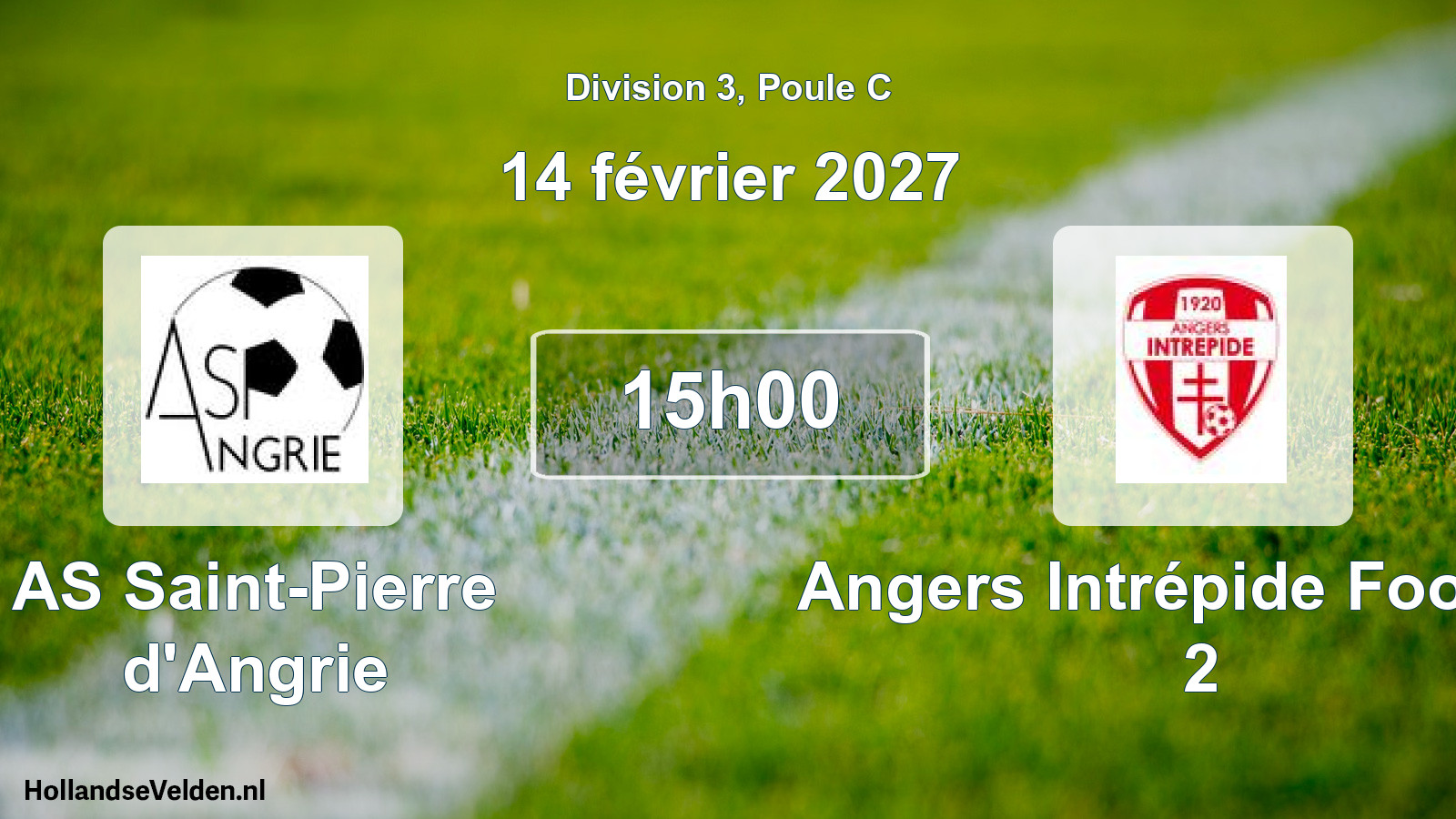 Scheduled Match: AS Saint-Pierre d'Angrie - Angers Intrépide Football 2 (14 February 2027)