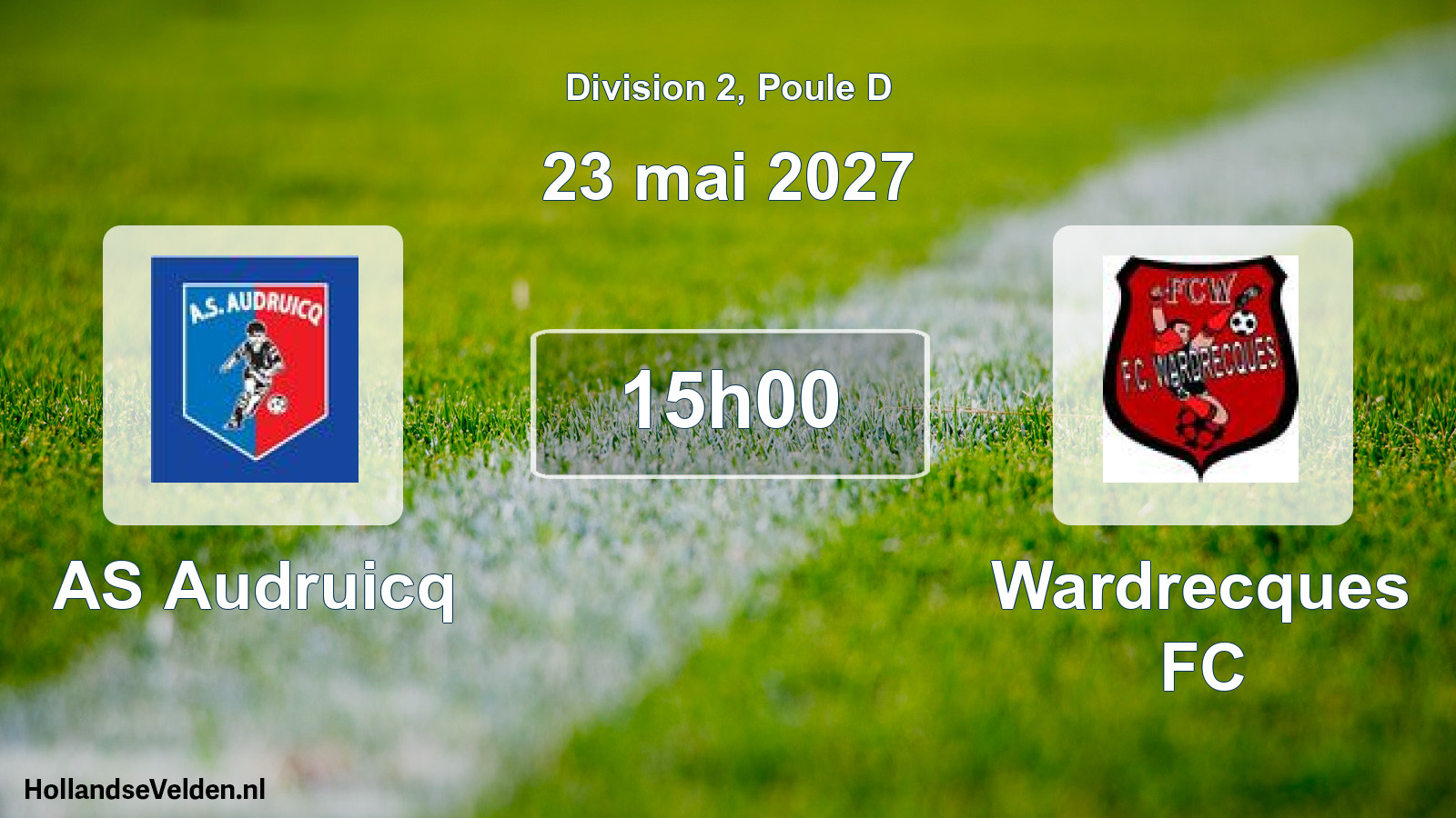 Match programmé: AS Audruicq - Wardrecques FC (23 mai 2027)