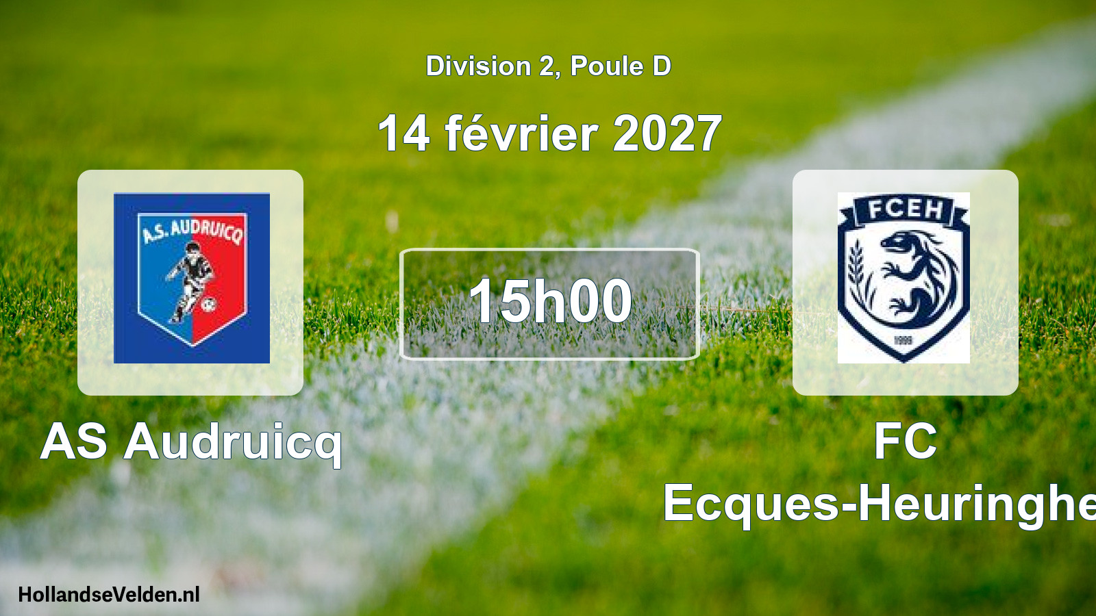 Scheduled Match: AS Audruicq - FC Ecques-Heuringhem (14 February 2027)