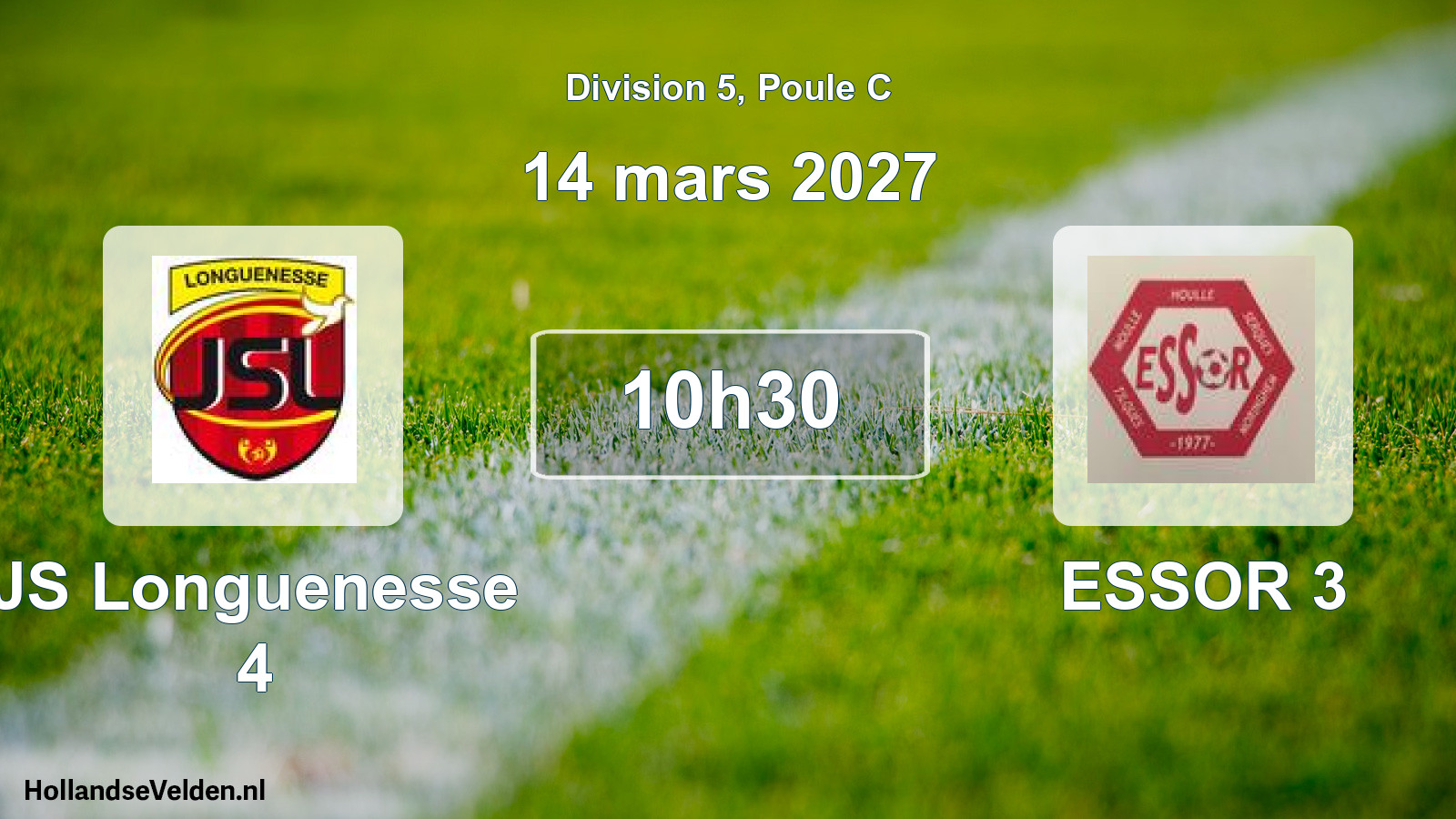 Scheduled Match: JS Longuenesse 4 - ESSOR 3 (14 March 2027)