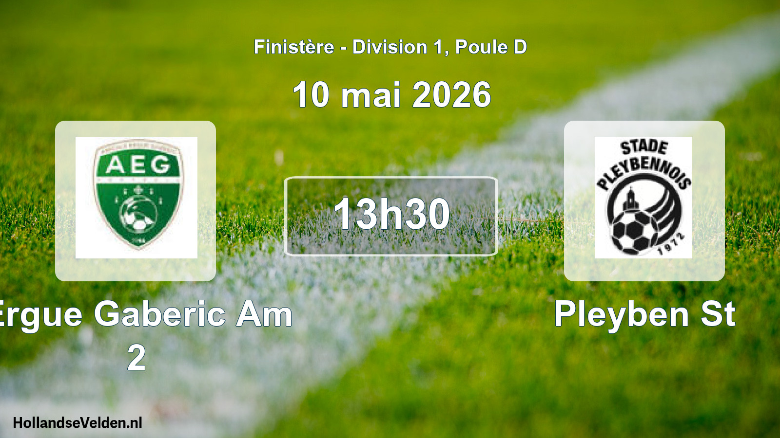 Scheduled Match: Ergue Gaberic Am 2 - Pleyben St (10 May 2026)