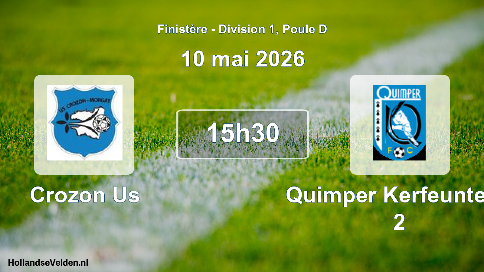 Scheduled Match: Crozon Us - Quimper Kerfeunteun 2 (10 May 2026)