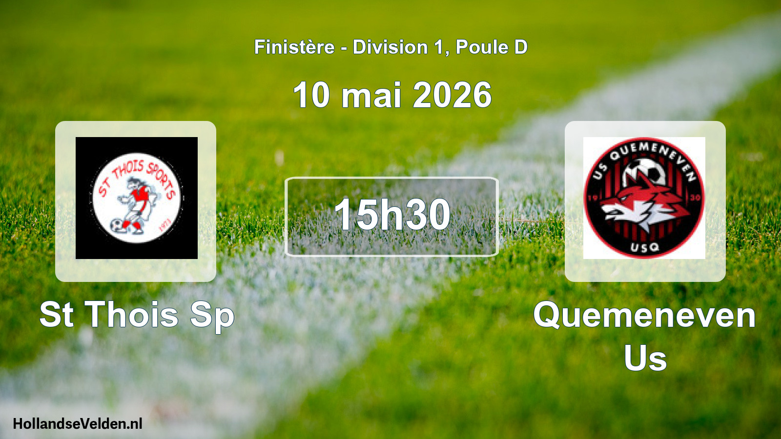 Scheduled Match: St Thois Sp - Quemeneven Us (10 May 2026)