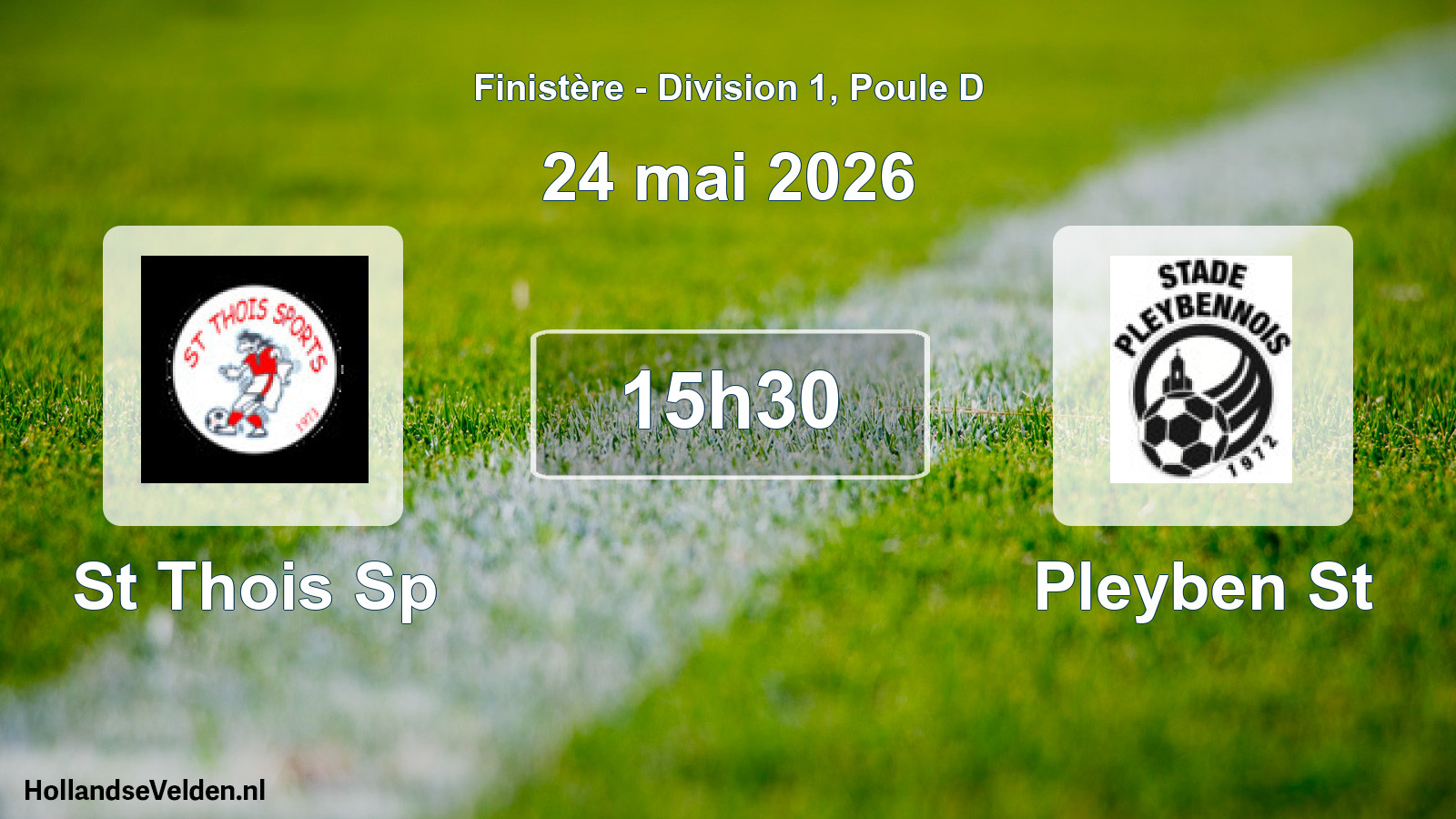 Scheduled Match: St Thois Sp - Pleyben St (24 May 2026)