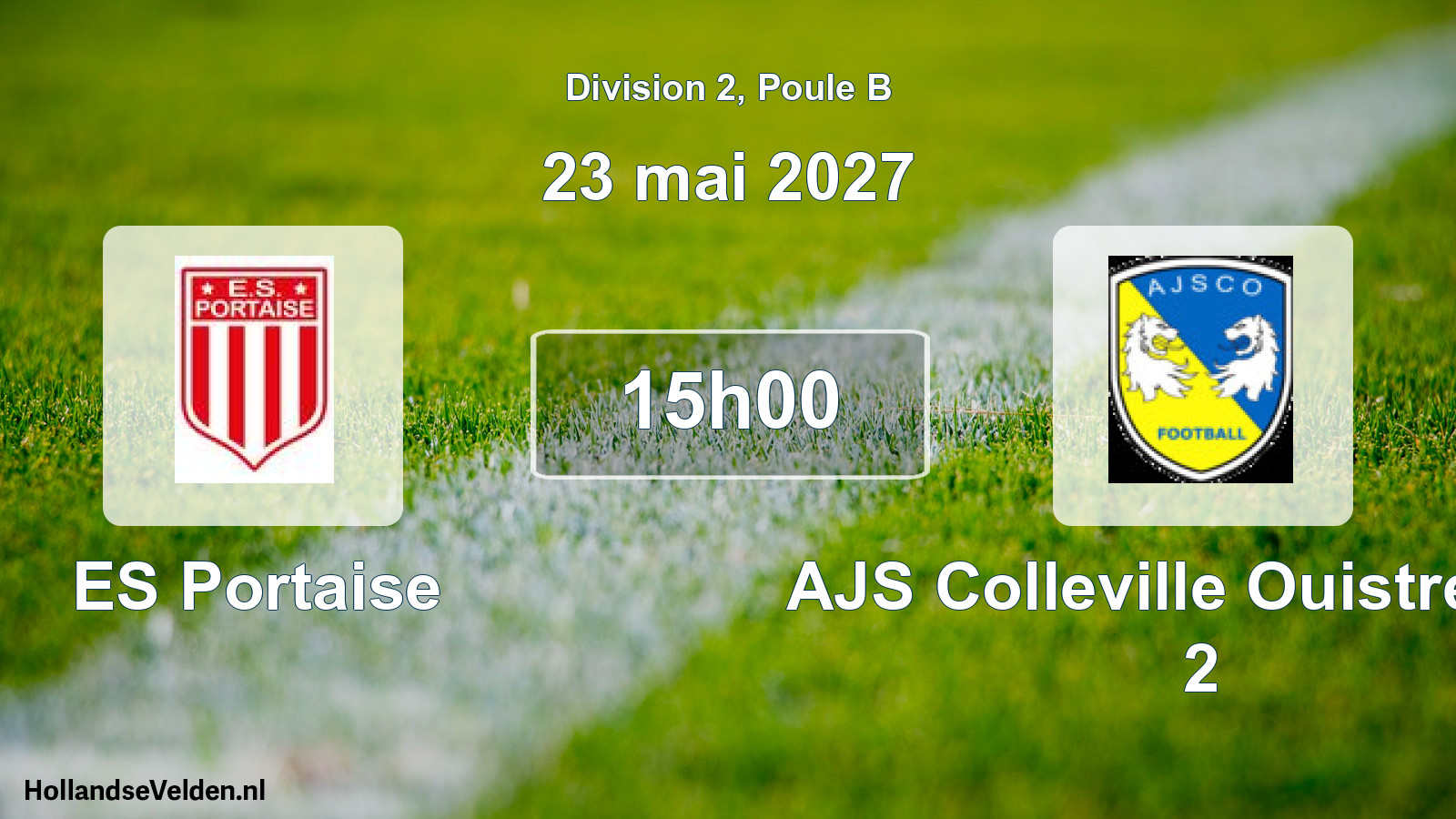 Scheduled Match: ES Portaise - AJS Colleville Ouistreham 2 (23 May 2027)