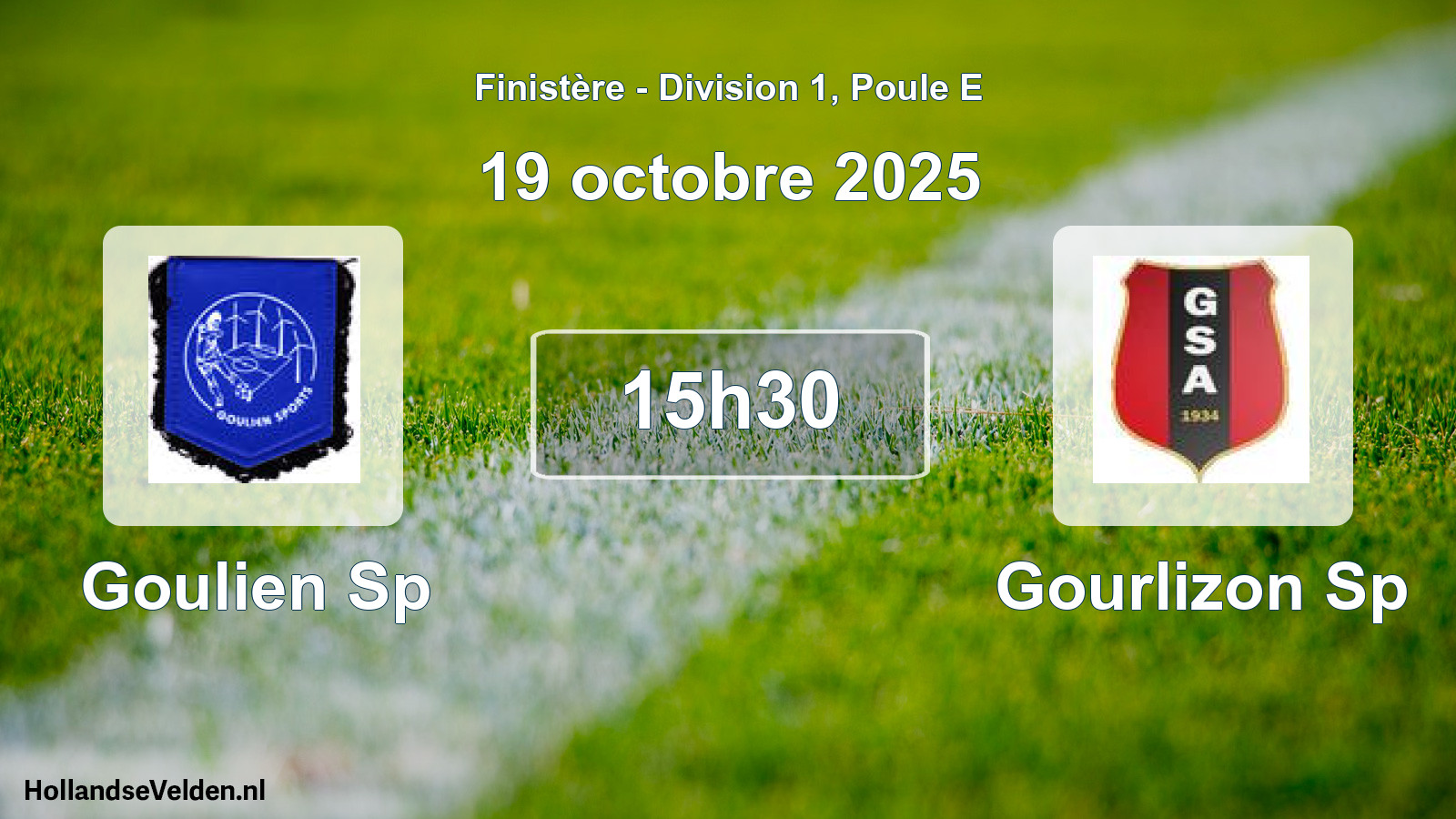 Scheduled Match: Goulien Sp - Gourlizon Sp (19 October 2025)