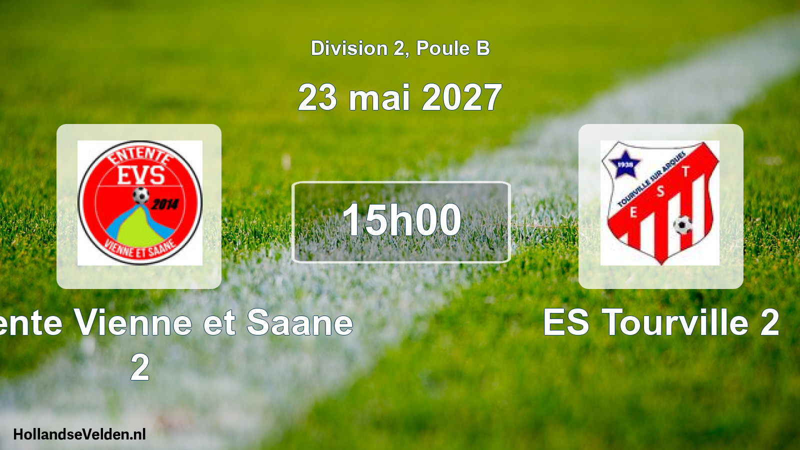 Match programmé: Entente Vienne et Saane 2 - ES Tourville 2 (23 mai 2027)