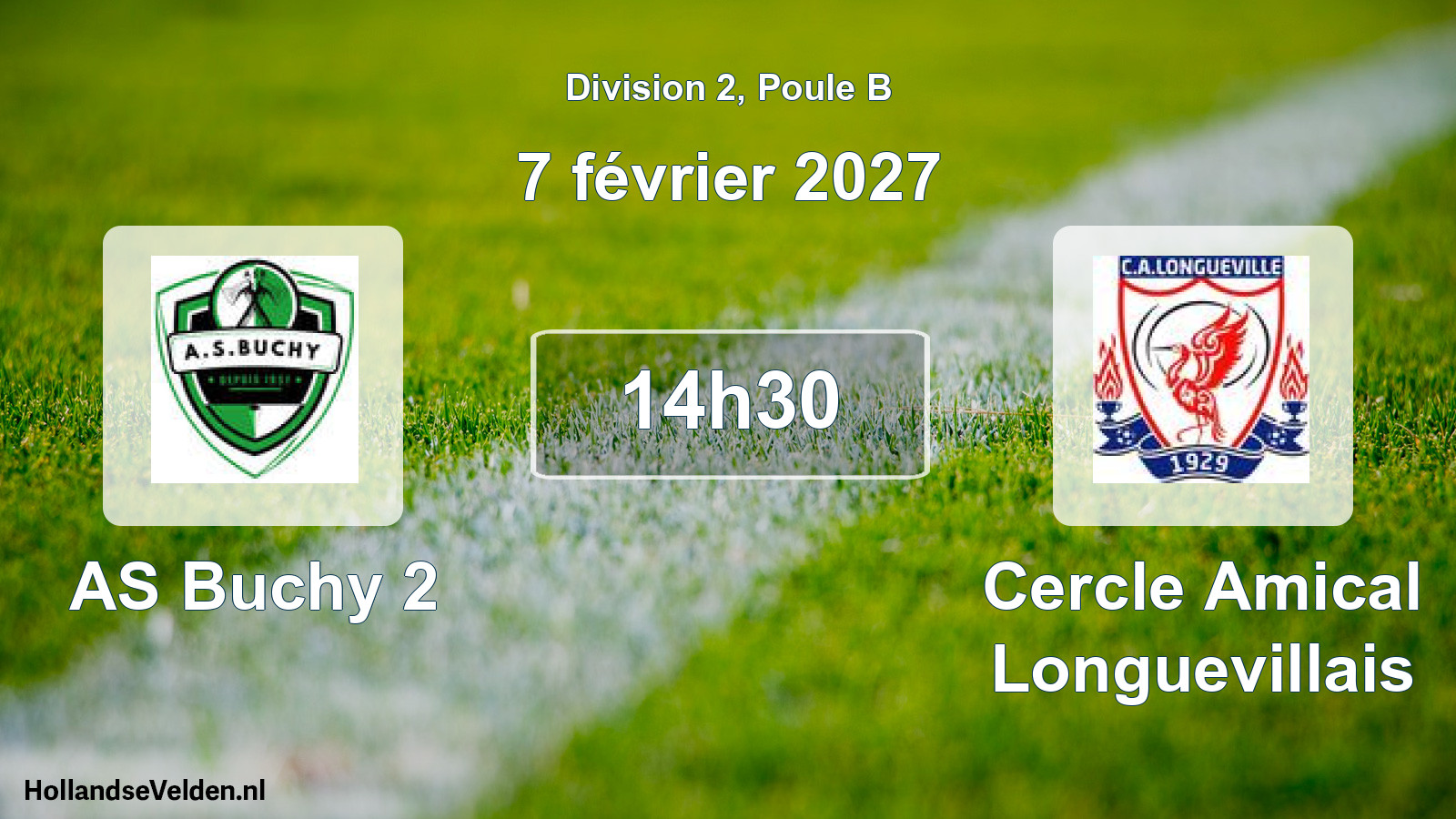 Geplande wedstrijd: AS Buchy 2 - Cercle Amical Longuevillais (7 februari 2027)