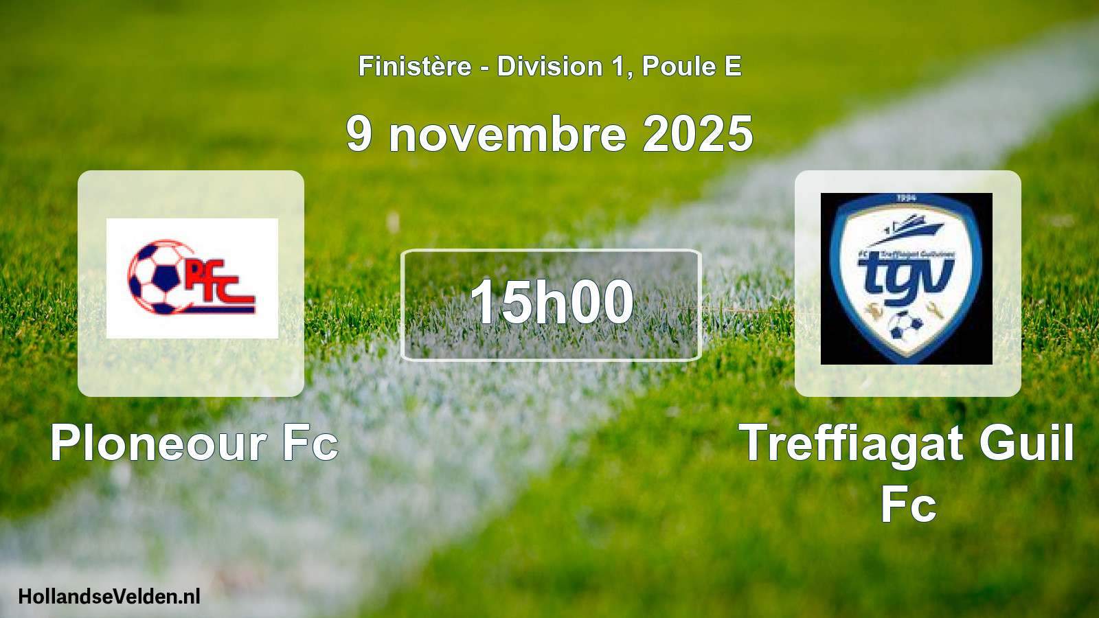 Geplande wedstrijd: Ploneour Fc - Treffiagat Guil Fc (9 novembre 2025)