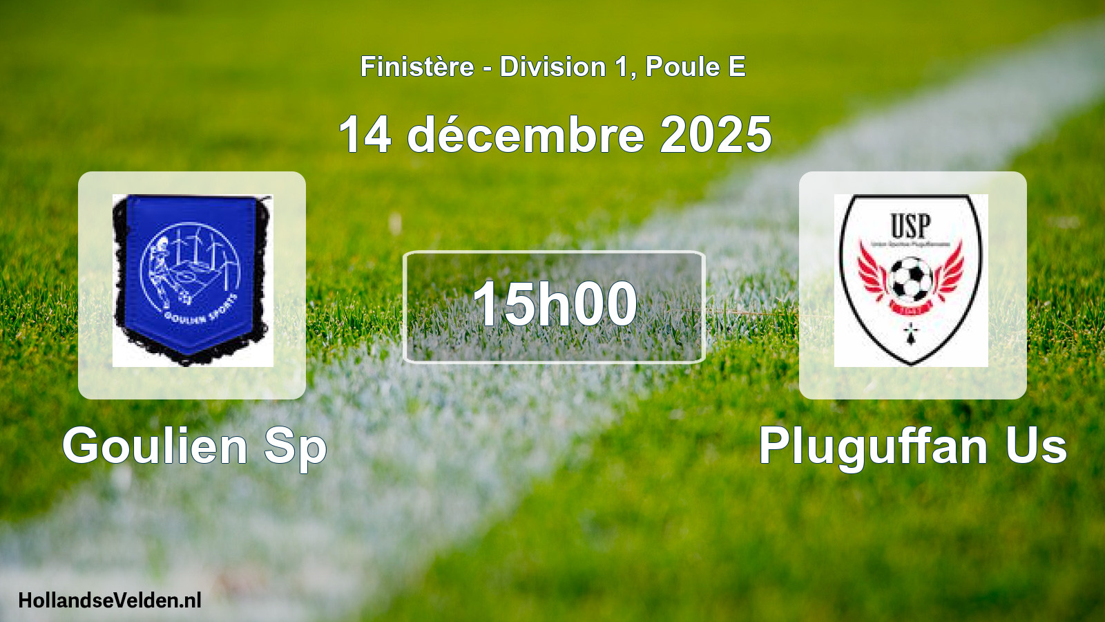 Geplande wedstrijd: Goulien Sp - Pluguffan Us (14 december 2025)